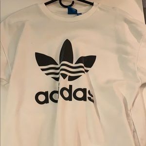 White Adidas sweatshirt